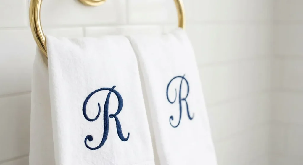Large Monogrammed Linens