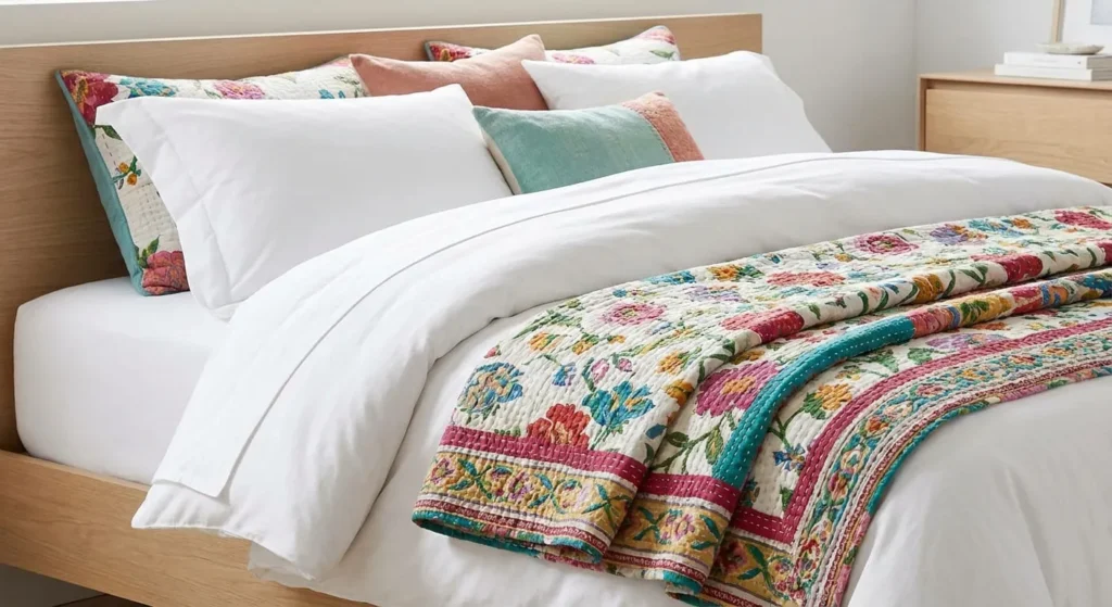 Layered Bedding with Quilts Classic Southern Home Decor Ideas