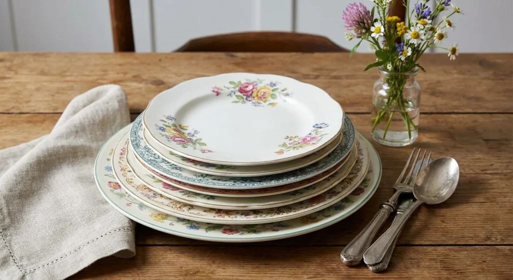 Mismatched China Collections Classic Southern Home Decor Ideas