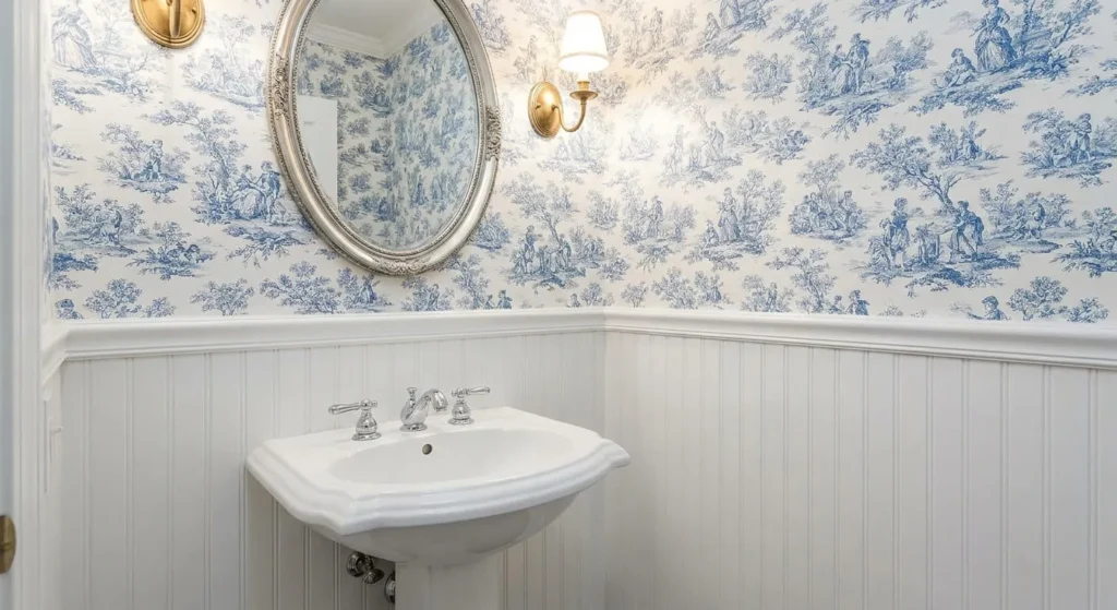 Toile Wallpapers Classic Southern Home Decor Ideas