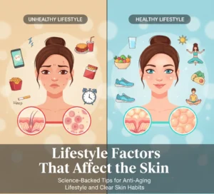 Lifestyle Factors That Affect the Skin: Science-Backed Tips for Anti-Aging Lifestyle and Clear Skin Habits