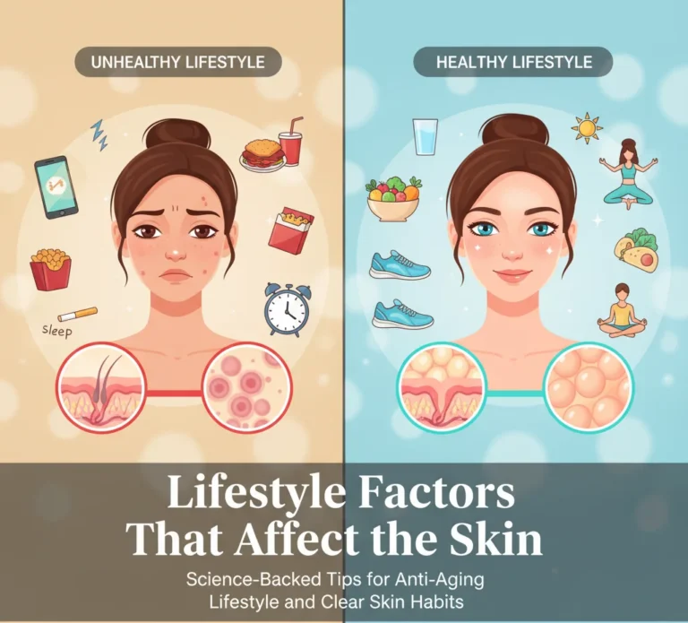 Lifestyle Factors That Affect the Skin: Science-Backed Tips for Anti-Aging Lifestyle and Clear Skin Habits