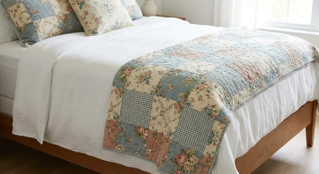 a Cottagecore Quilt and Linen Mix