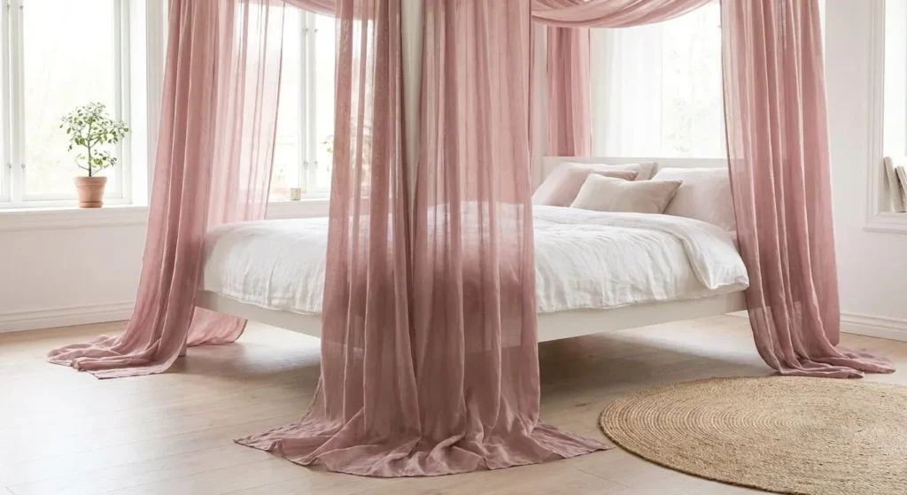 A Dreamy Canopy Bed for Whimsical Bedroom Ideas for Adults
